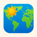 icon_geography_sun_vibrant_colors icon preview