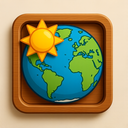 icon_geography_sun_wooden icon preview
