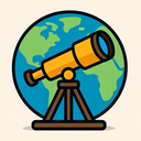 icon_geography_telescope_asymmetrical icon preview