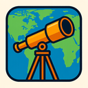 icon_geography_telescope_bold icon preview