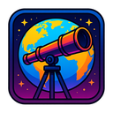 icon_geography_telescope_cyberpunk icon preview