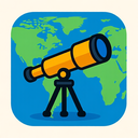 icon_geography_telescope_dynamic icon preview