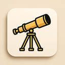 icon_geography_telescope_elegant icon preview