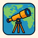 icon_geography_telescope_filled icon preview