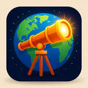 icon_geography_telescope_glow_effect icon preview