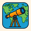 icon_geography_telescope_technical icon preview