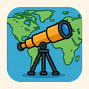 icon_geography_telescope_thin icon preview