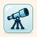 icon_geography_telescope_transparent icon preview