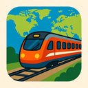 icon_geography_train_iconic icon preview