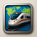 icon_geography_train_metallic icon preview