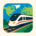 icon_geography_train_modern icon preview