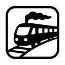 icon_geography_train_monochrome icon preview
