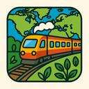 icon_geography_train_organic_pattern icon preview
