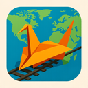 icon_geography_train_origami icon preview