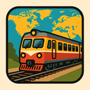 icon_geography_train_retro icon preview