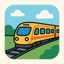 icon_geography_train_simplified icon preview