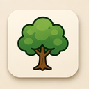 icon_geography_tree_elegant icon preview