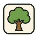 icon_geography_tree_filled icon preview