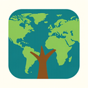 icon_geography_tree_flat_design icon preview