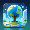 icon_geography_tree_futuristic icon preview