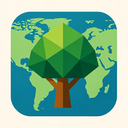 icon_geography_tree_geometric icon preview