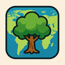 icon_geography_tree_iconic icon preview