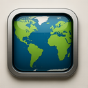 icon_geography_tree_metallic icon preview