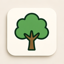 icon_geography_tree_minimalist icon preview