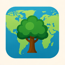 icon_geography_tree_modern icon preview