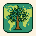 icon_geography_tree_organic_pattern icon preview