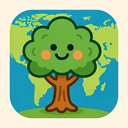 icon_geography_tree_playful icon preview