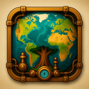 icon_geography_tree_steampunk icon preview