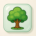 icon_geography_tree_transparent icon preview