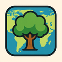 icon_geography_tree_vector icon preview