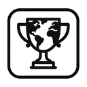 icon_geography_trophy_monochrome icon preview