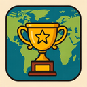 icon_geography_trophy_retro icon preview