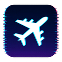 icon_hardware_airplane_digital_glitch icon preview