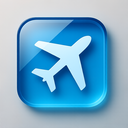 icon_hardware_airplane_glassy icon preview