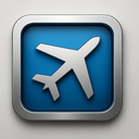 icon_hardware_airplane_metallic icon preview