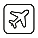icon_hardware_airplane_monochrome icon preview