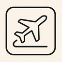 icon_hardware_airplane_thin icon preview