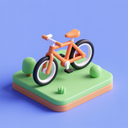 icon_hardware_bicycle_3d_isometric icon preview