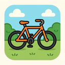 icon_hardware_bicycle_cartoon icon preview