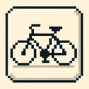 icon_hardware_bicycle_pixel_art icon preview