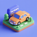 icon_hardware_car_3d_isometric icon preview