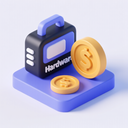icon_hardware_coin_3d_isometric icon preview