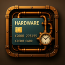 icon_hardware_credit_card_steampunk icon preview