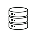 icon_hardware_database_minimal_outline icon preview