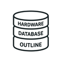 icon_hardware_database_outline icon preview