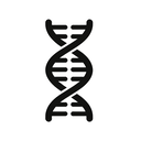 icon_hardware_dna_strand_monochrome icon preview